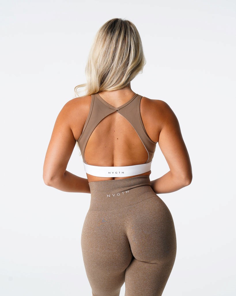 NVGTN Agility Bra Mocha | 306ZJLTWR