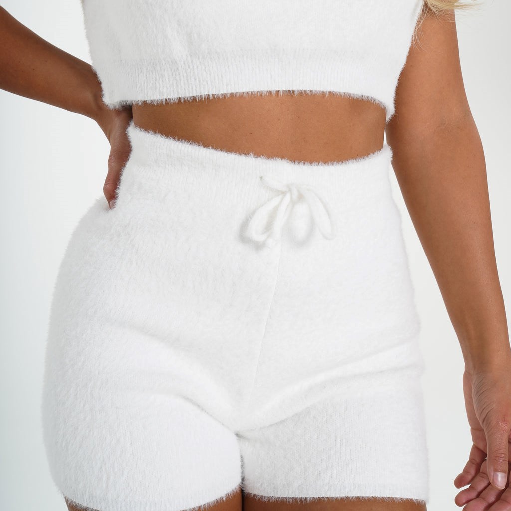 NVGTN Casuales Cutie Lounge Shorts Blancas | 865BYPLNI