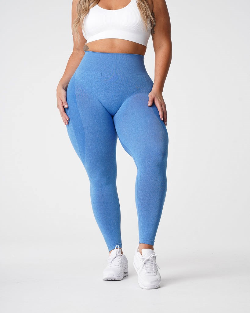 NVGTN Contour Seamless Leggings Azules | 456UHDRJT