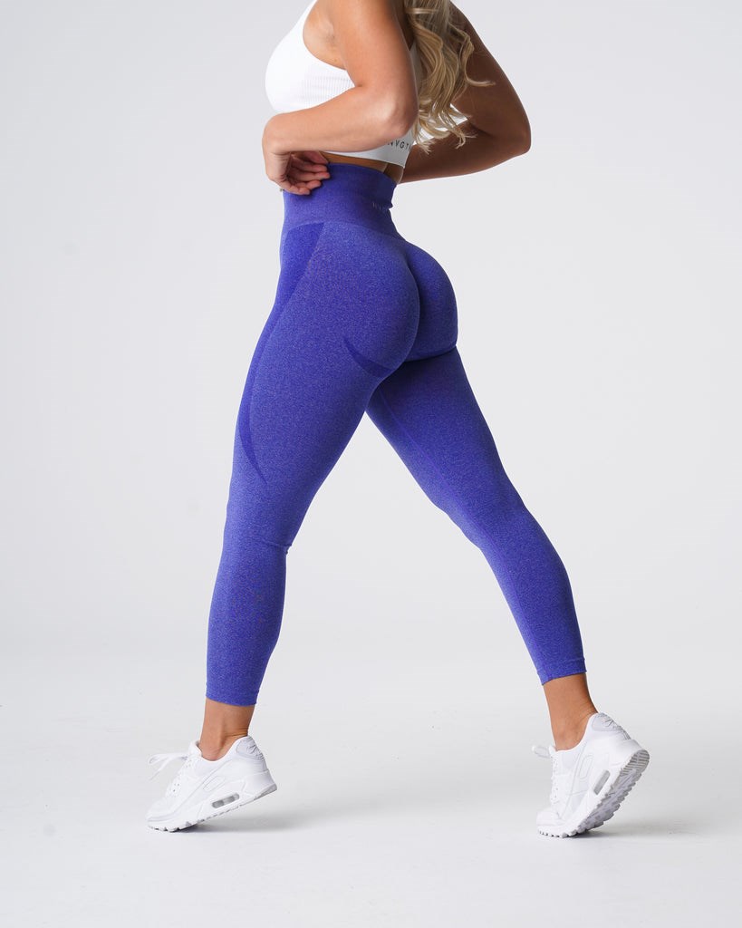 NVGTN Contour Seamless Leggings Azules | 582AMZUVF