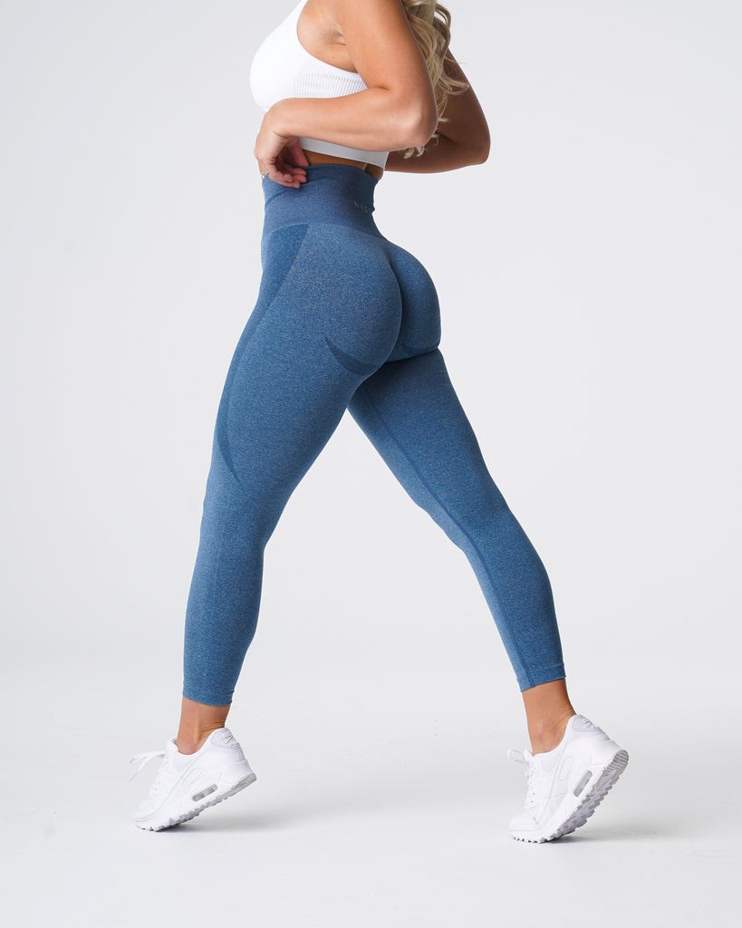 NVGTN Contour Seamless Leggings Azules | 765ASTMGU