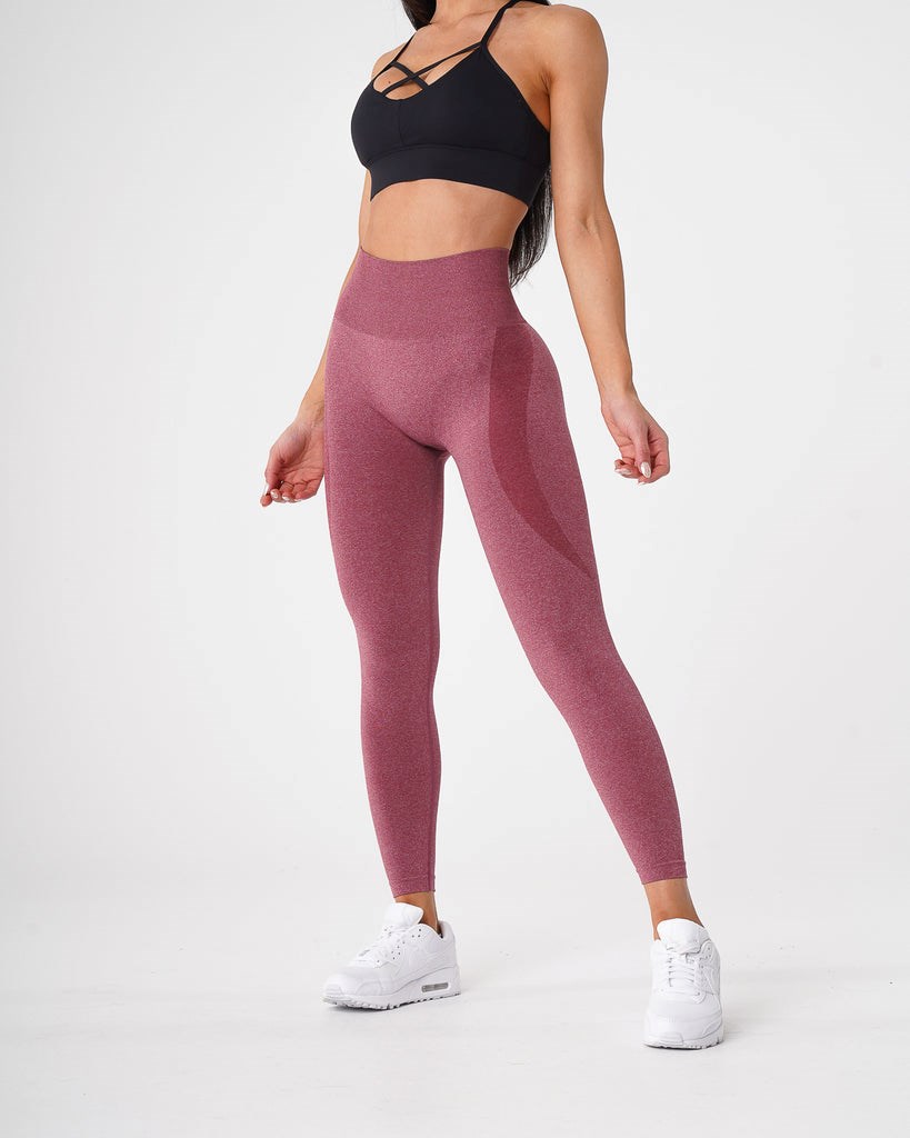 NVGTN Contour Seamless Leggings Burdeos | 246BCGRNF