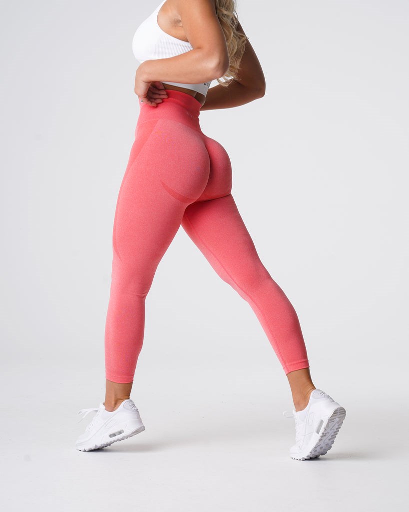 NVGTN Contour Seamless Leggings Coral | 198XZVFTB