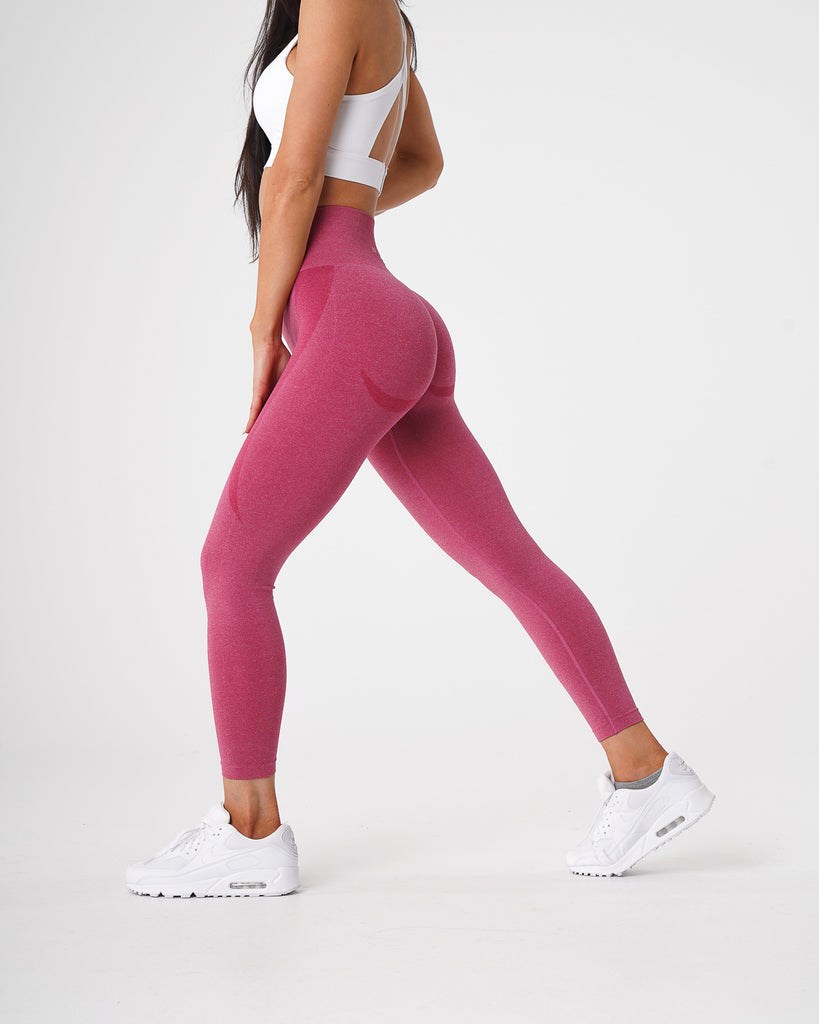 NVGTN Contour Seamless Leggings Crimson | 731QPRCNS