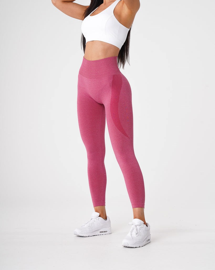 NVGTN Contour Seamless Leggings Crimson | 731QPRCNS