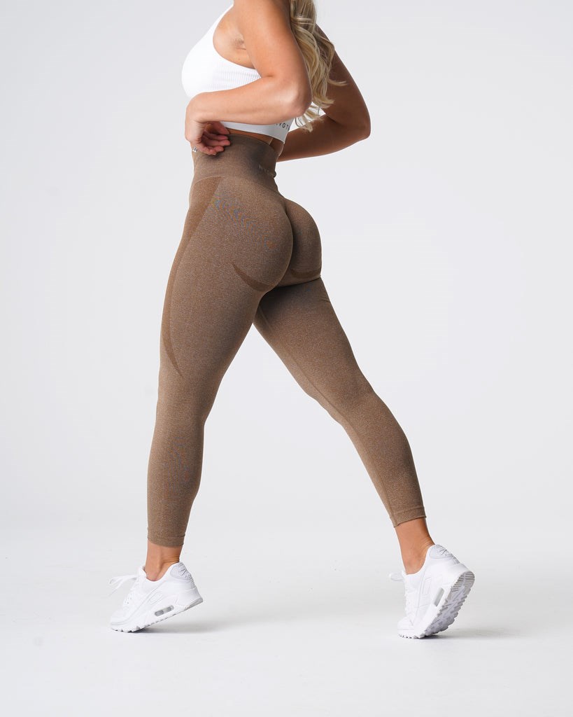 NVGTN Contour Seamless Leggings Mocha | 137YLGTMF