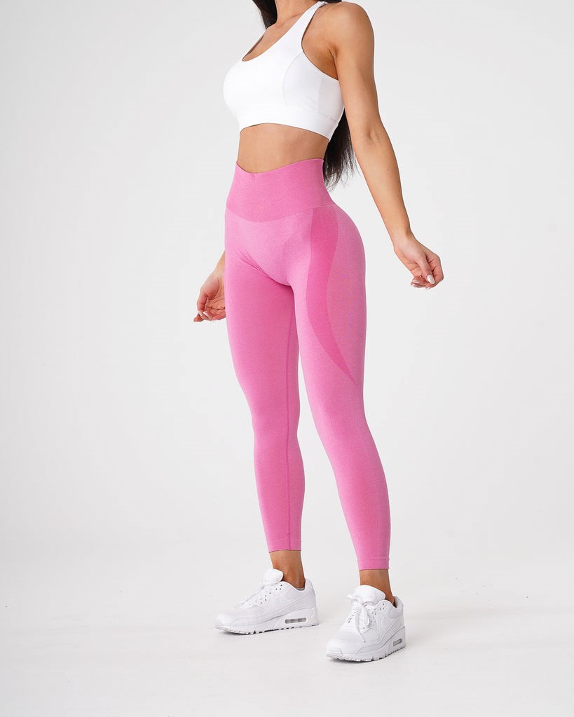 NVGTN Contour Seamless Leggings Rosas | 762MGYFIR