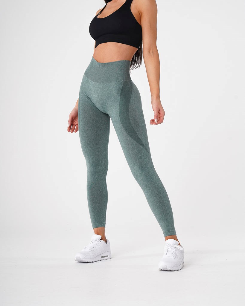 NVGTN Contour Seamless Leggings Verde | 372KZRTPQ