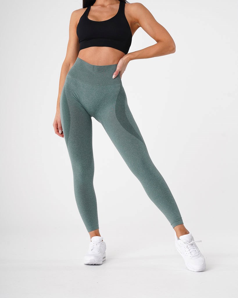 NVGTN Contour Seamless Leggings Verde | 372KZRTPQ