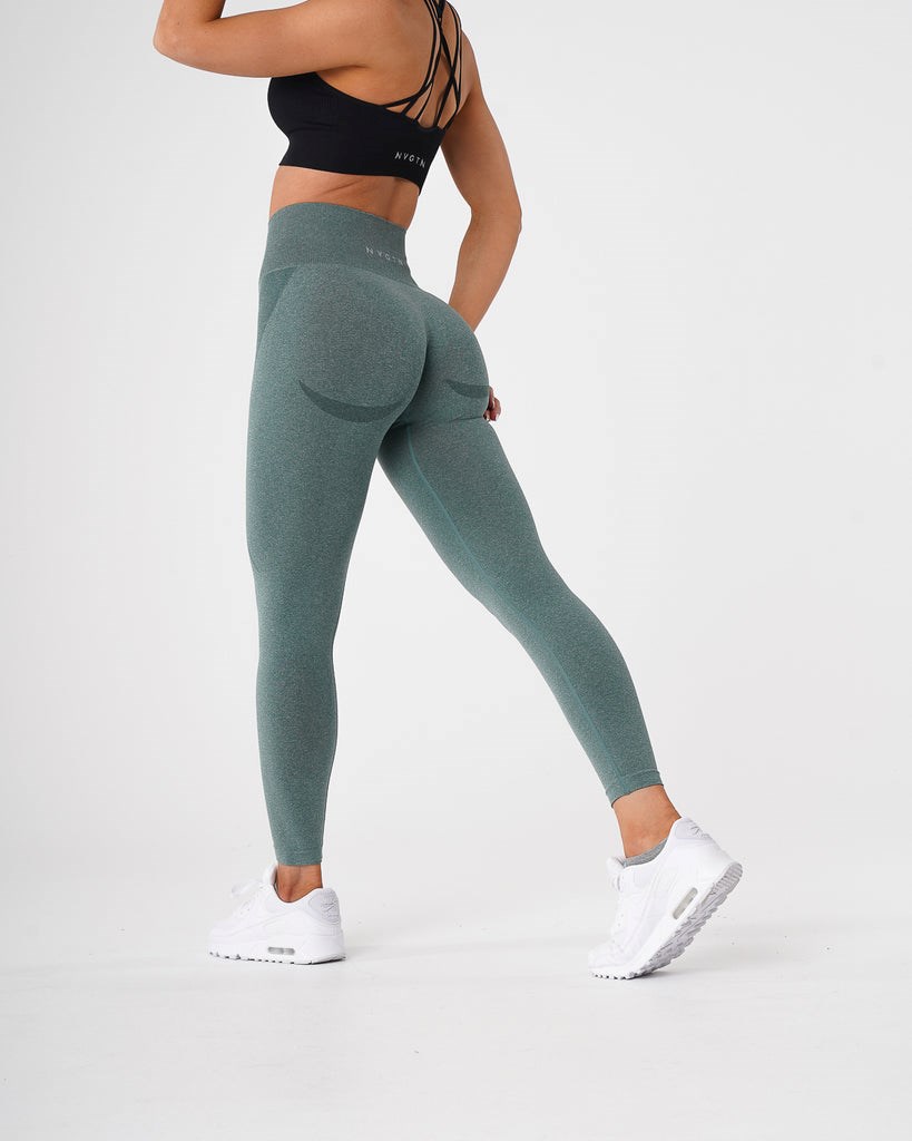 NVGTN Contour Seamless Leggings Verde | 372KZRTPQ