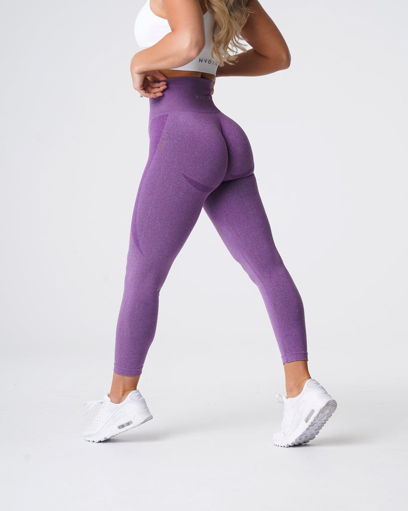 NVGTN Contour Seamless Leggings Violet | 769RXWOIL