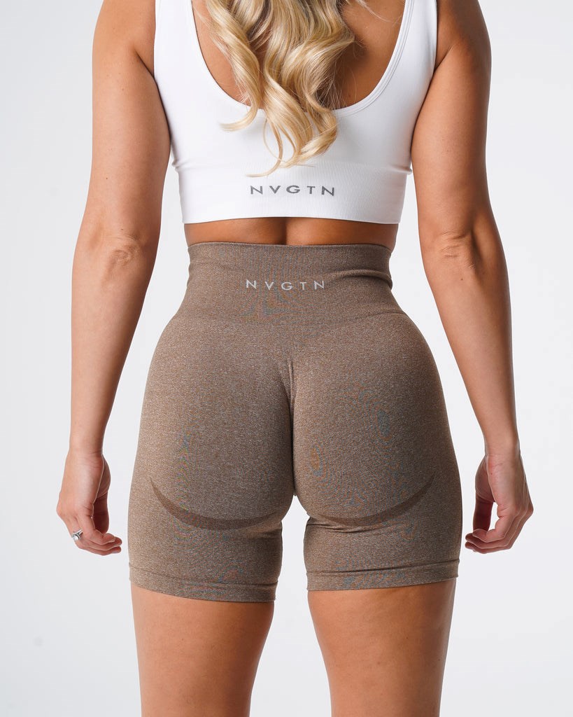 NVGTN Contour Seamless Shorts Mocha | 379IRSBHL