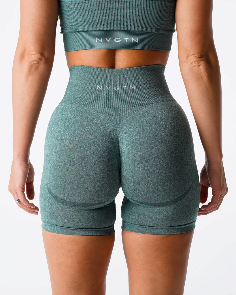 NVGTN Contour Seamless Shorts Verde | 297NGOVHJ