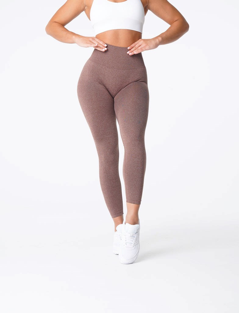 NVGTN Curve Seamless Leggings Cocoa | 437ICVKGB