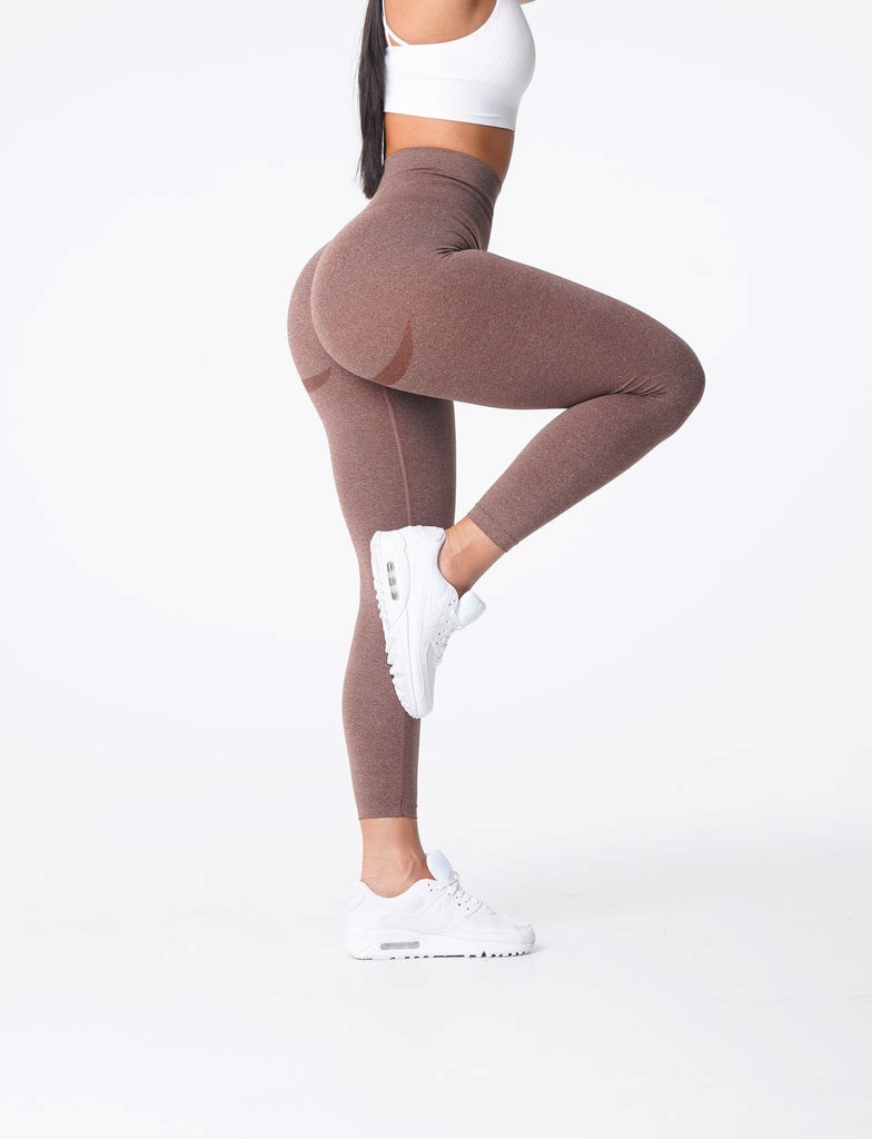 NVGTN Curve Seamless Leggings Cocoa | 437ICVKGB