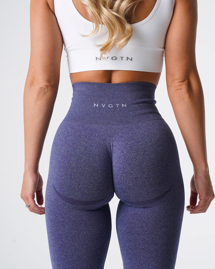 NVGTN Curve Seamless Leggings Indigo | 843YBRQSA