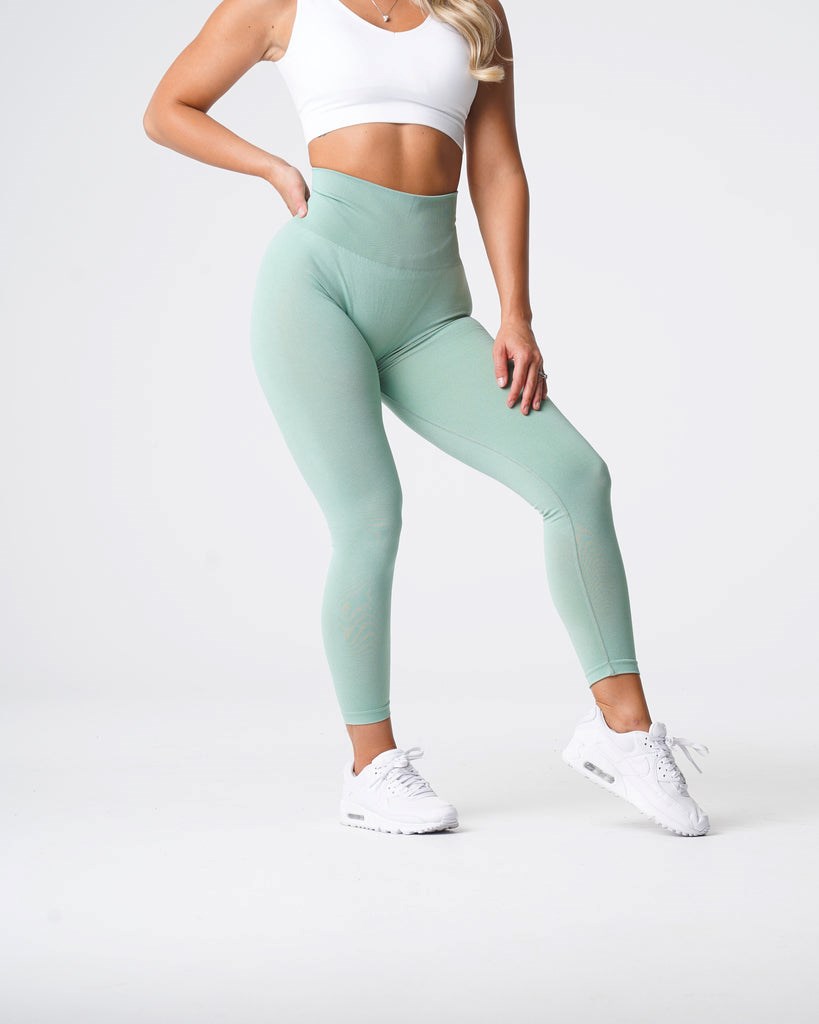 NVGTN Curve Seamless Leggings Verde | 346DMRYOA