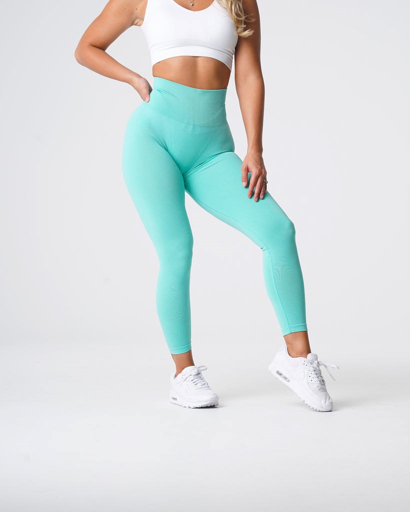 NVGTN Curve Seamless Leggings Verde Menta | 290GXTBUP