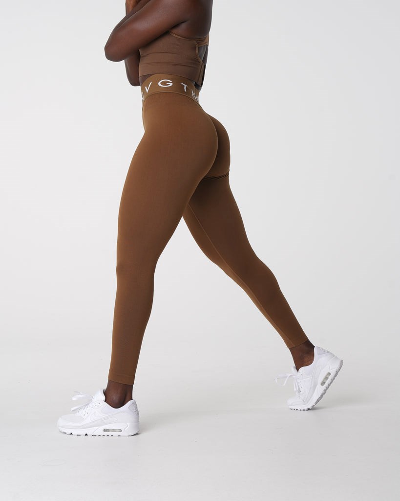 NVGTN Deporte Seamless Leggings Mocha | 584IXNQEW