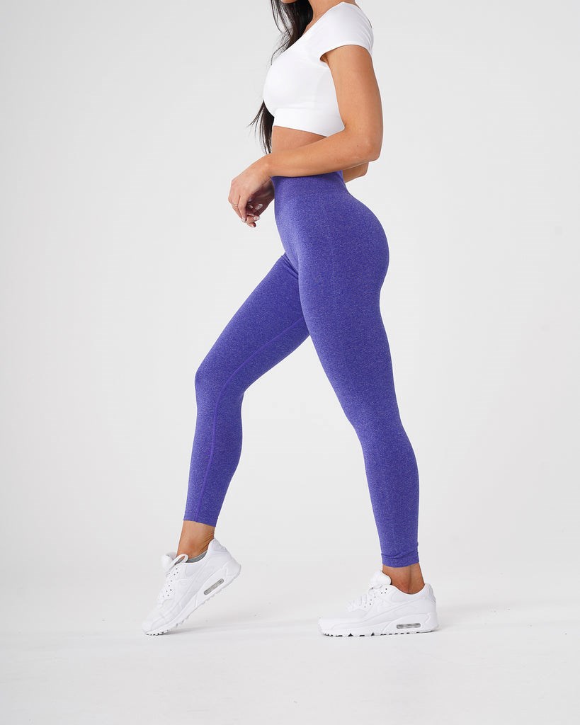 NVGTN Electric Blue NV Seamless Leggings Azules | 135GMVHQL