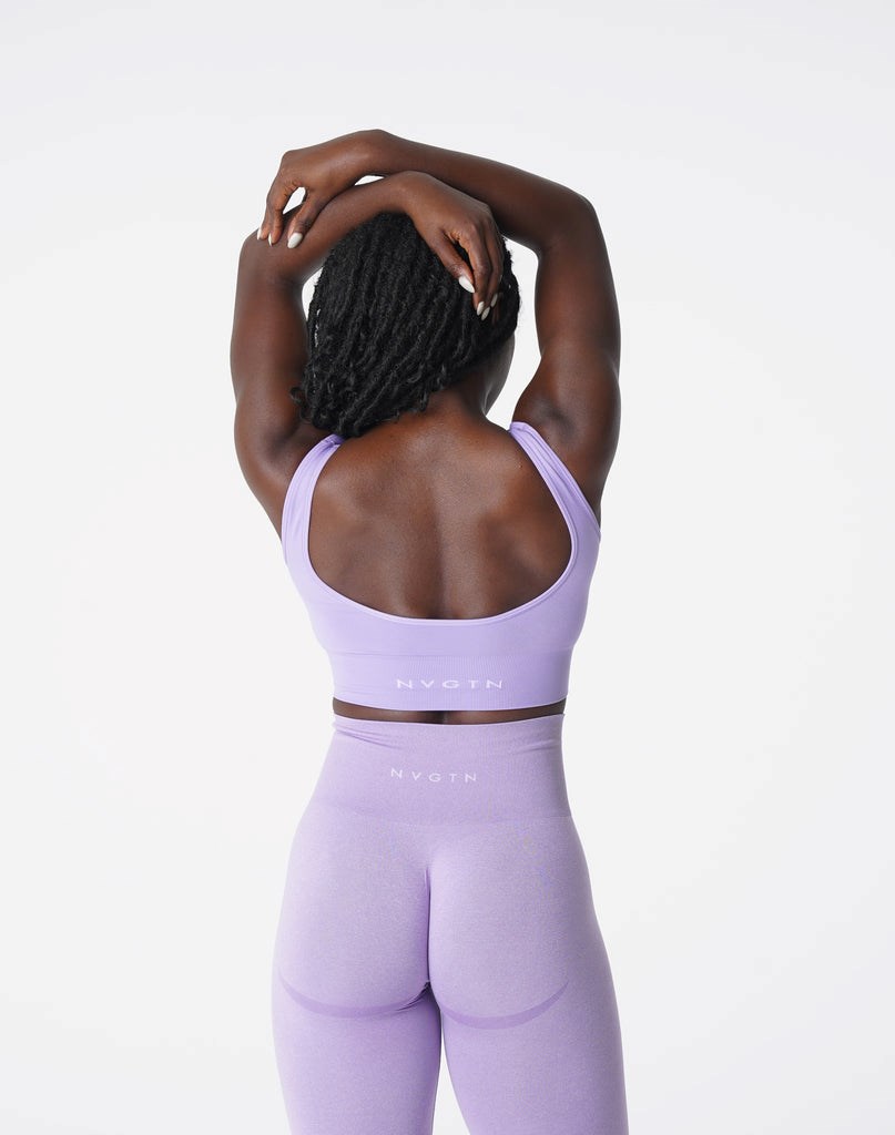 NVGTN Elevate Seamless Bra Iris | 029EZCMTL