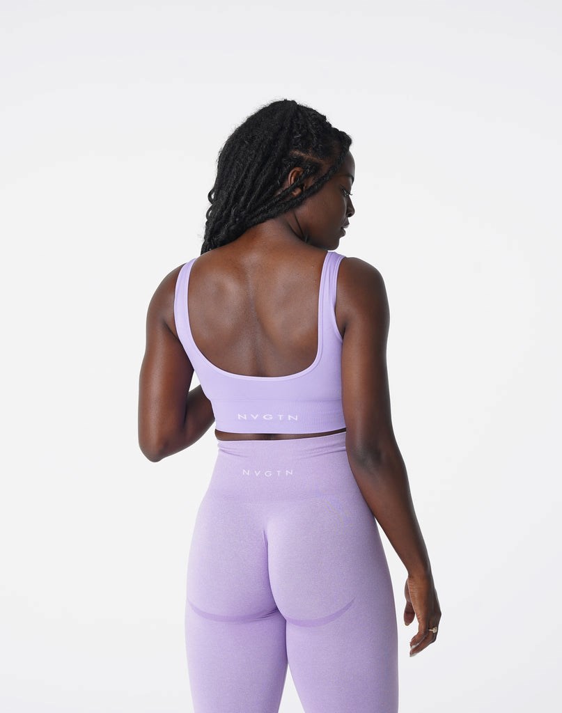 NVGTN Elevate Seamless Bra Iris | 029EZCMTL