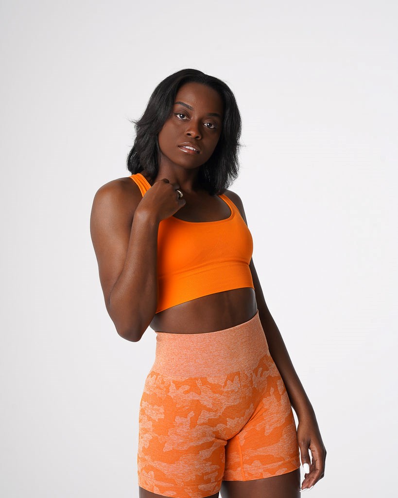 NVGTN Ignite Seamless Bra Tangerine | 503UHJQWN