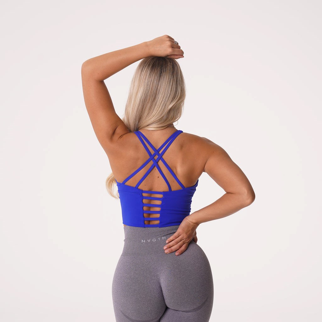 NVGTN Matrix Bra Top Azules | 760GWAMEF