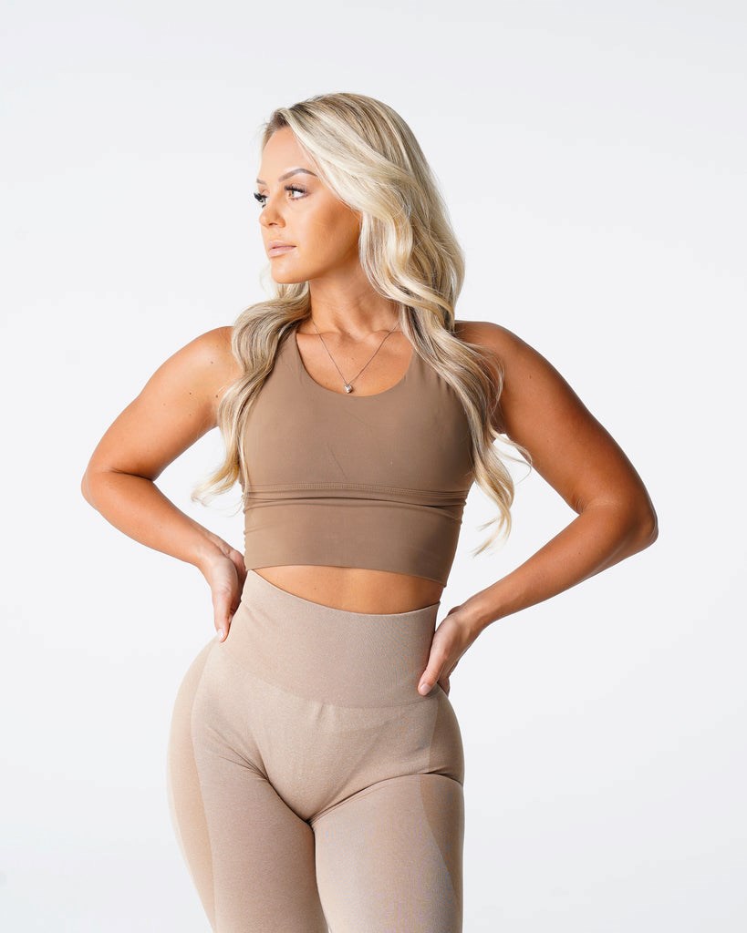 NVGTN Matrix Bra Top Mocha | 129ILQBOU