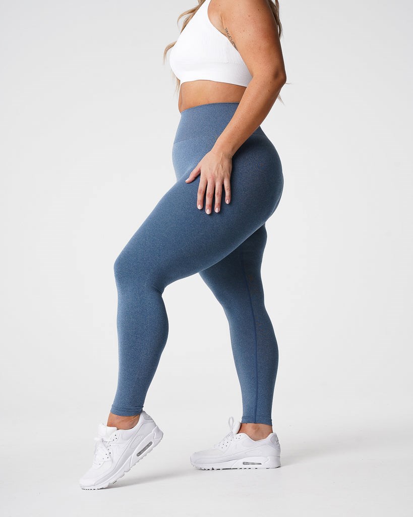 NVGTN NV Seamless Leggings Azules | 742YDLPGT