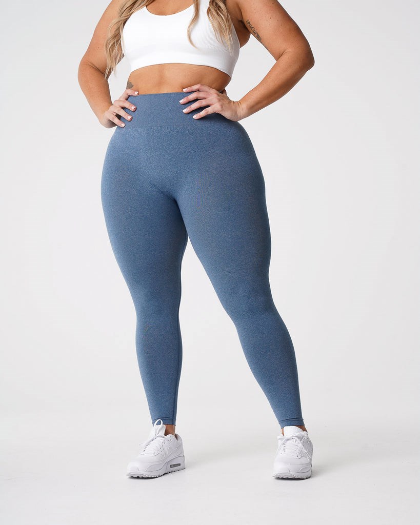 NVGTN NV Seamless Leggings Azules | 742YDLPGT