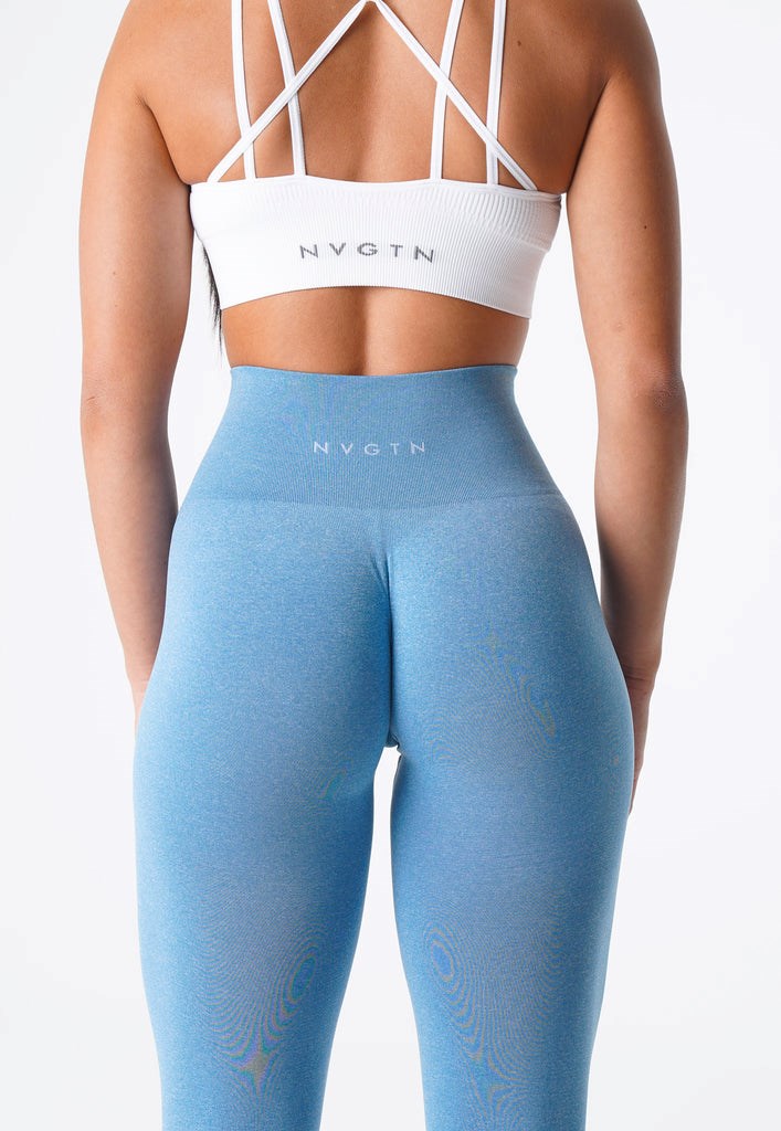 NVGTN NV Seamless Leggings Azules | 841EXAQUN