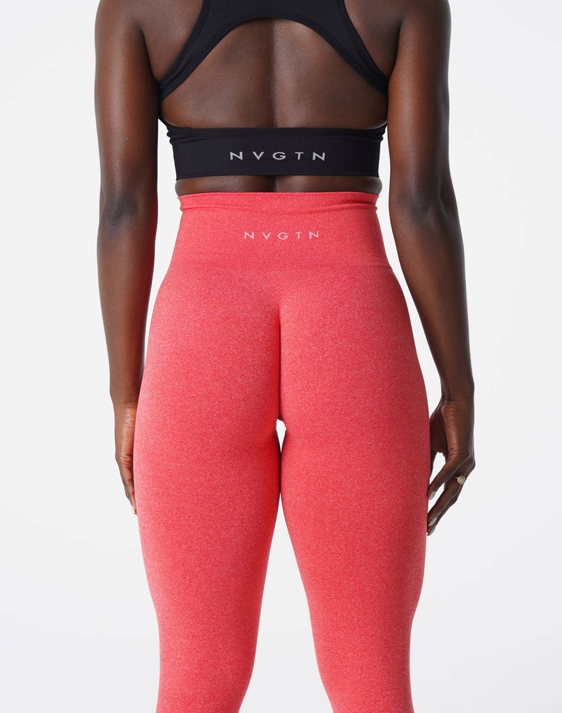 NVGTN NV Seamless Leggings Candy Apple | 543POWHDA