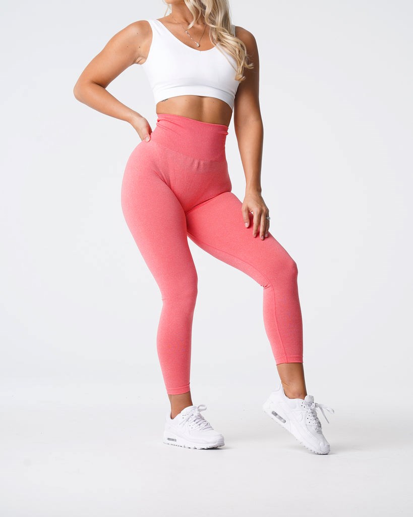 NVGTN NV Seamless Leggings Coral | 215JMOQLZ