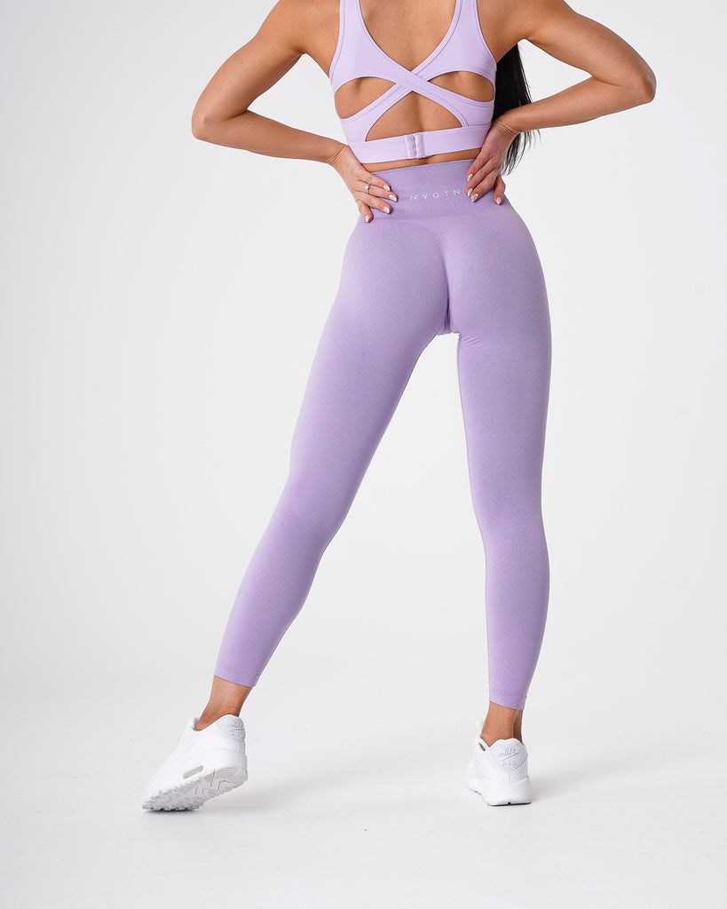 NVGTN NV Seamless Leggings Lilac | 278GTSBZE