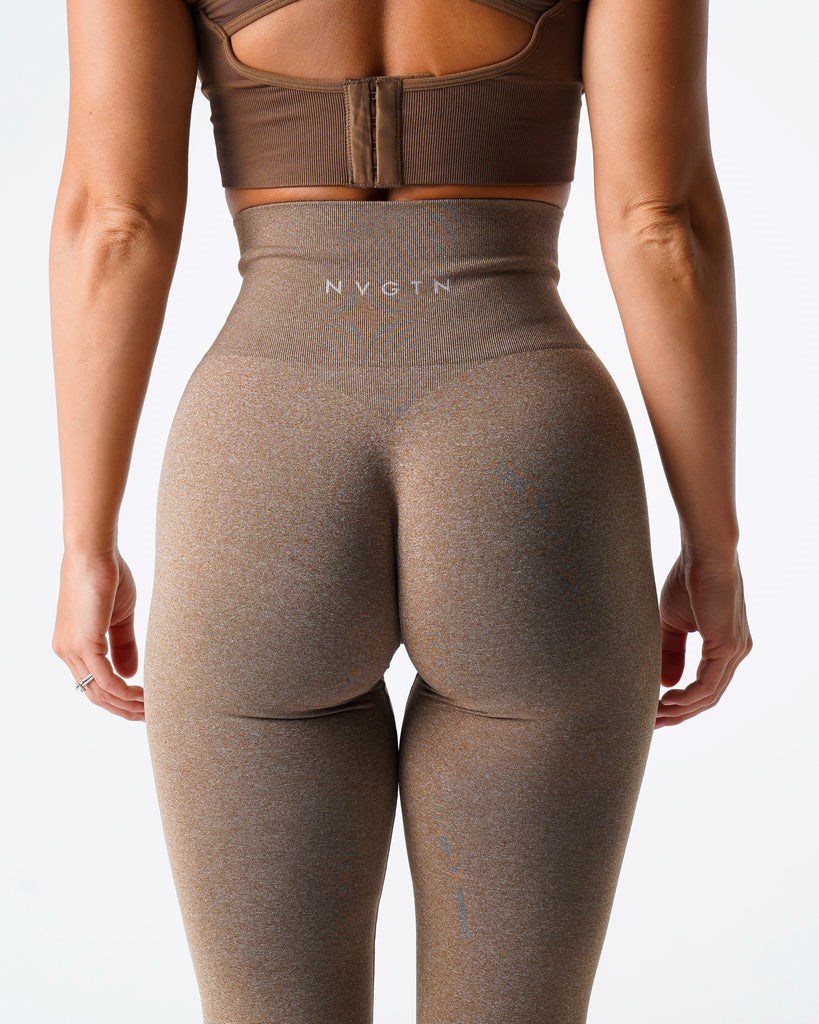 NVGTN NV Seamless Leggings Mocha | 039NRTYMU