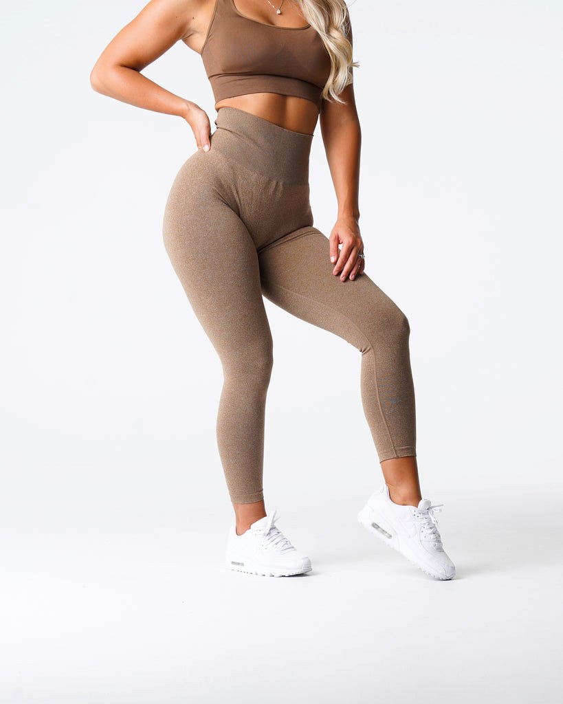 NVGTN NV Seamless Leggings Mocha | 039NRTYMU