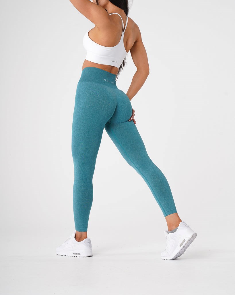 NVGTN NV Seamless Leggings Teal | 485RVKCMQ