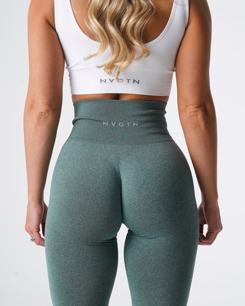 NVGTN NV Seamless Leggings Verde | 046FJRUHS