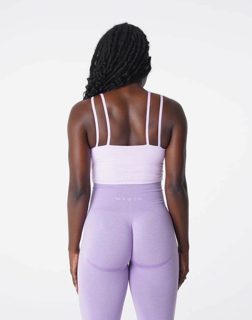 NVGTN Poise Bra Top Lavanda | 195OKFXEV