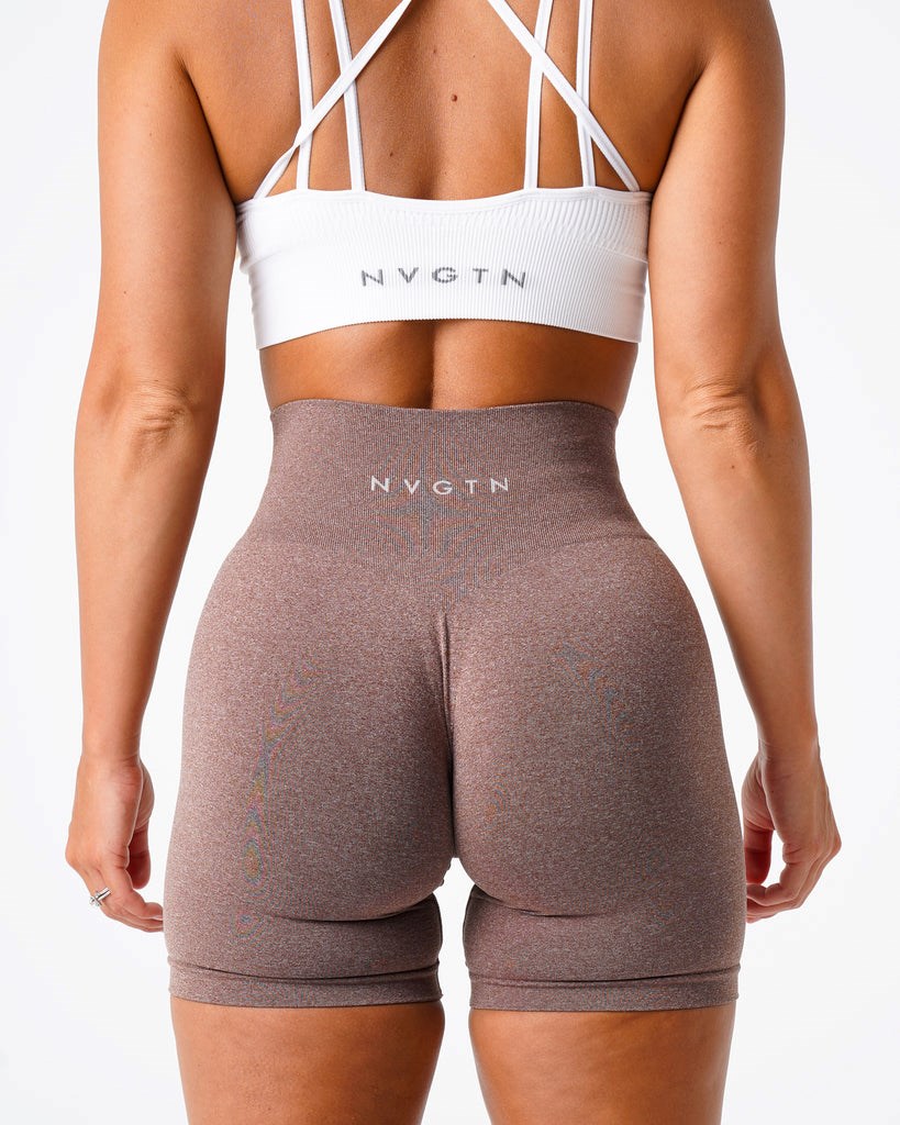 NVGTN Pro Seamless Shorts Cocoa | 207SVENPG