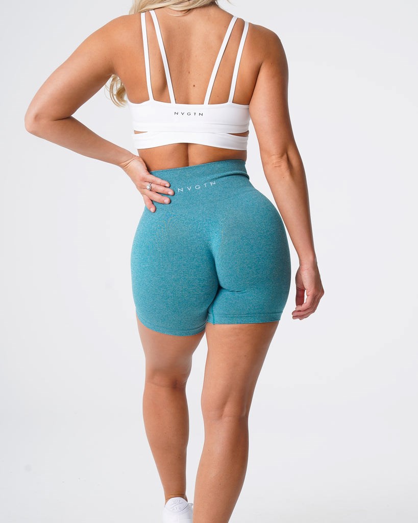 NVGTN Pro Seamless Shorts Teal | 463CALFUE