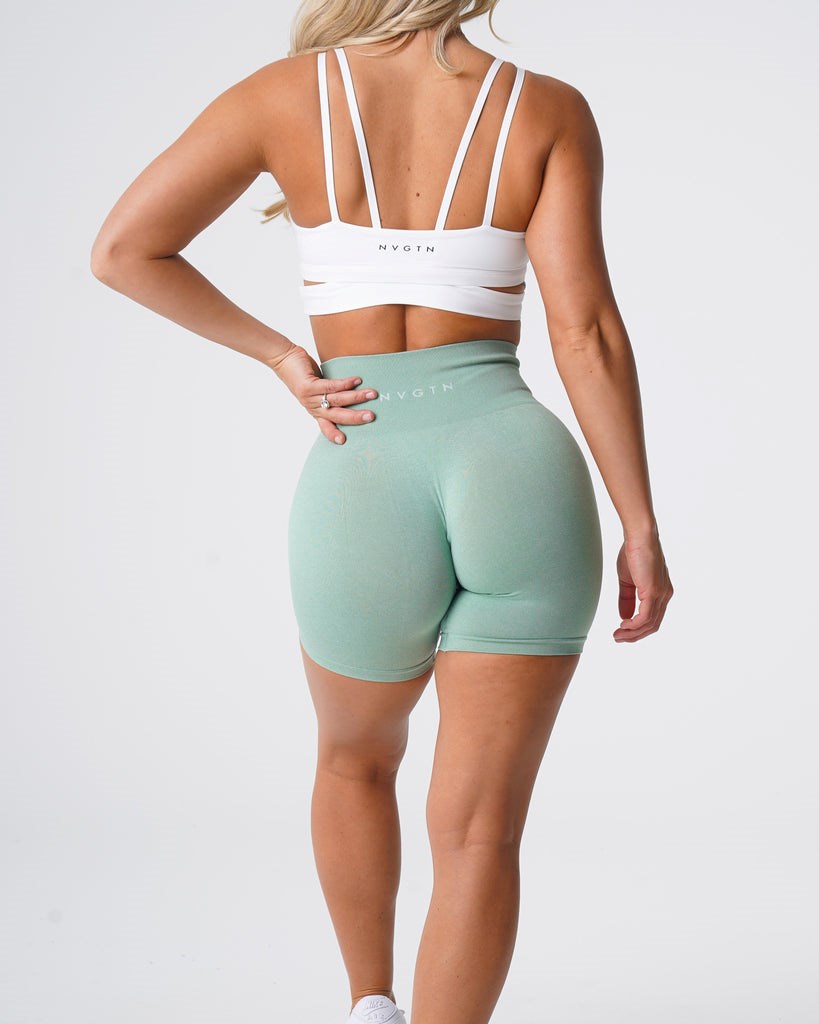 NVGTN Pro Seamless Shorts Verde | 213HDTRPU