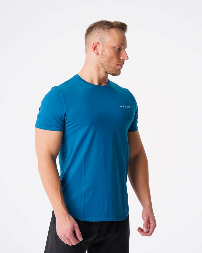 NVGTN Pulse Fitted Tee Azules | 152JNDXAZ