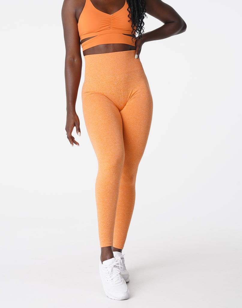 NVGTN Scrunch Seamless Leggings Naranjas | 453YDXCZW