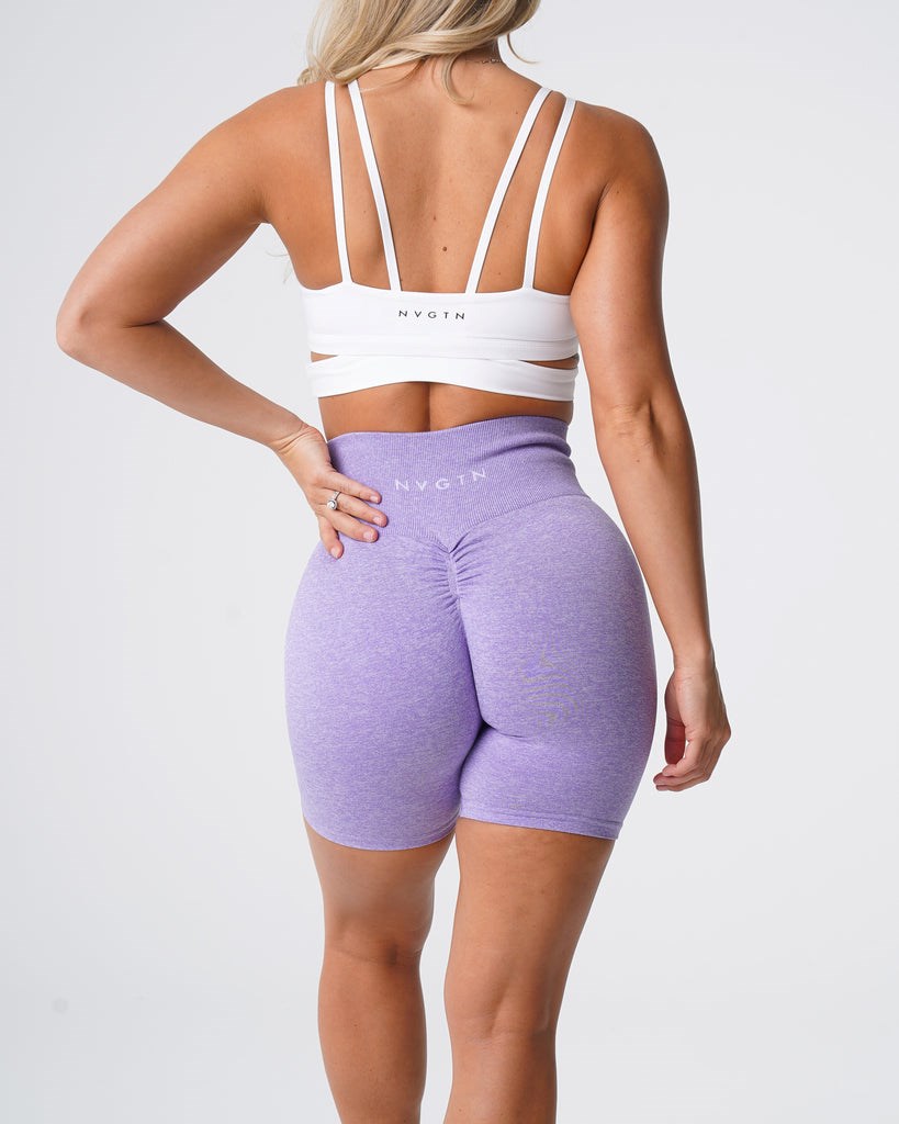 NVGTN Scrunch Seamless Shorts Lilac | 950IFSHPR