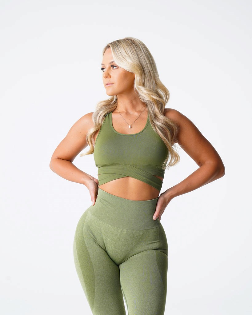 NVGTN Sculpt Seamless Bra Top Meadow | 032JLBWQS