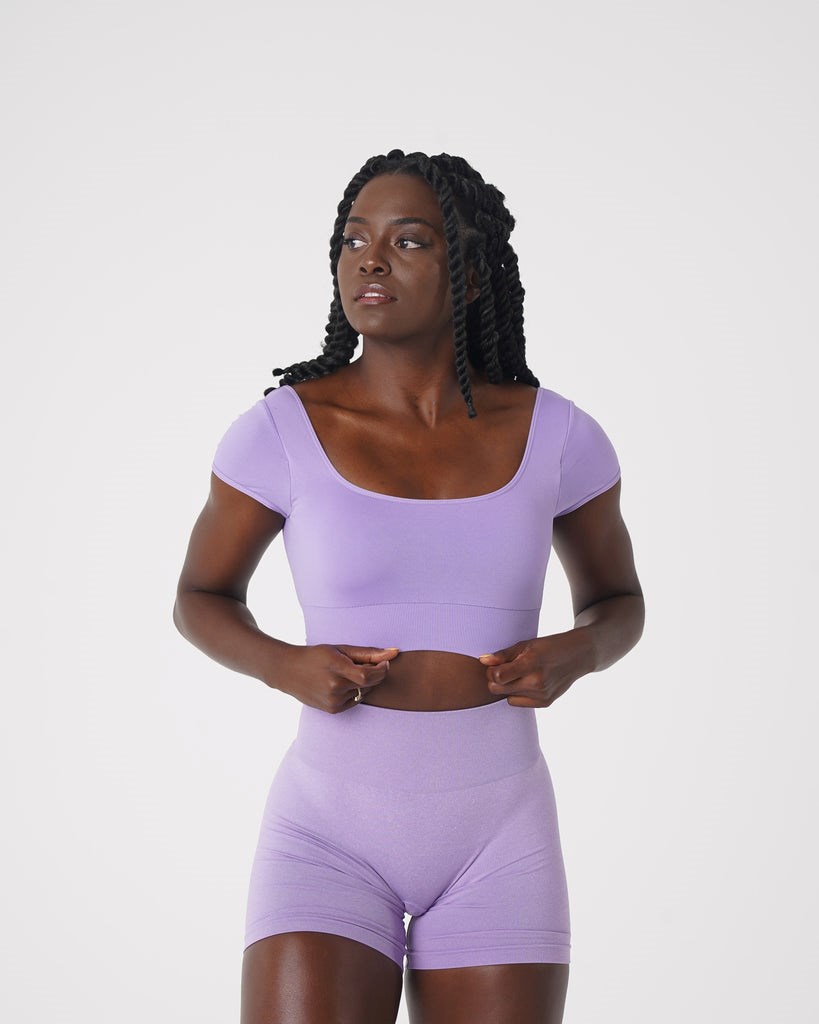 NVGTN Serene Seamless Bra Iris | 471KPZAEQ