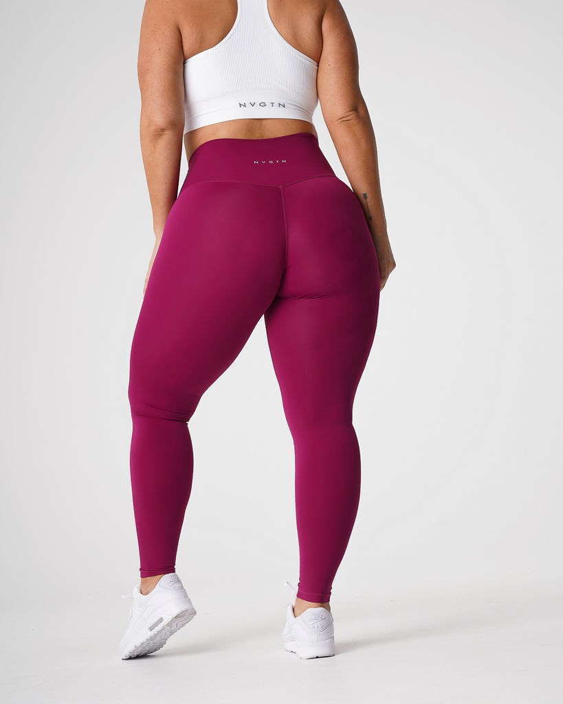 NVGTN Signature 2.0 Leggings Berry | 314BJKQWD