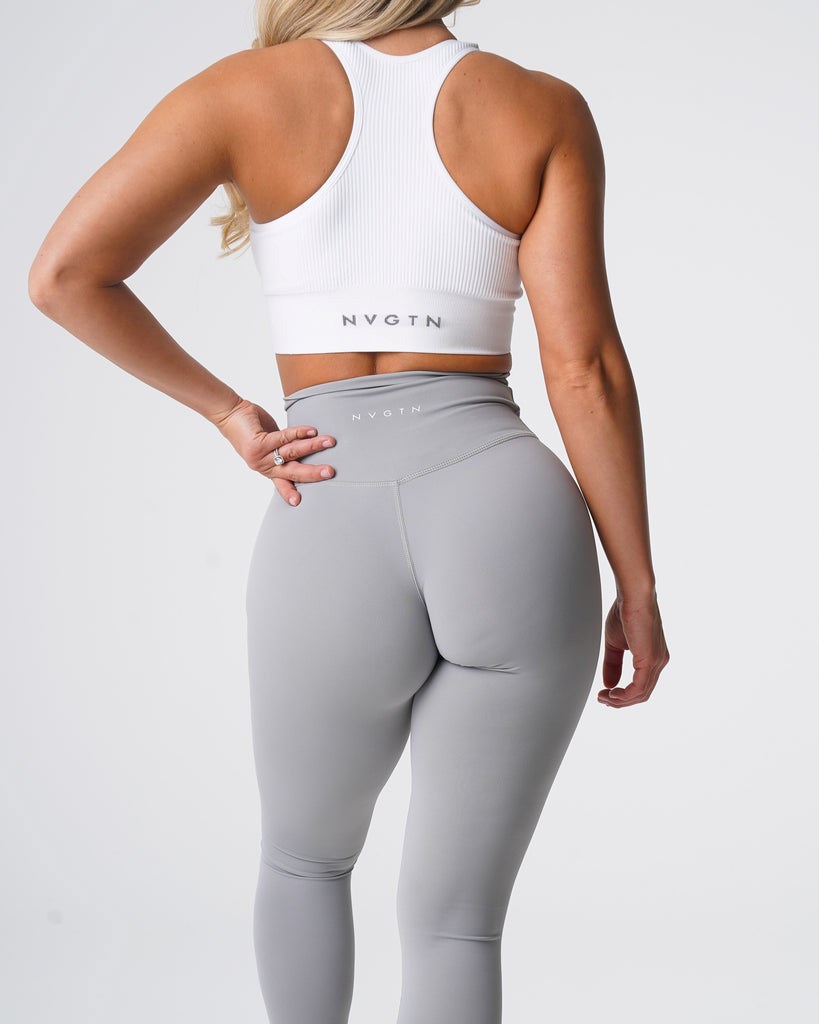 NVGTN Signature 2.0 Leggings Fog | 705MYPFJG